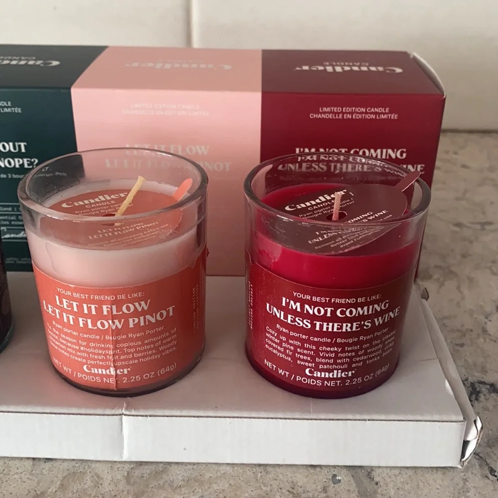 Ryan Porter Candier Limited Edition Mini Votive Candle Bundle New In Box